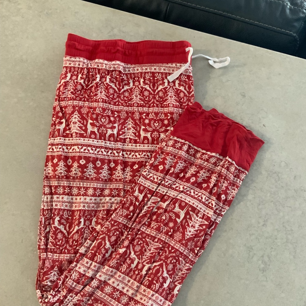 Little Sleepies Reindeer Cheer Holiday Pajama Bottoms